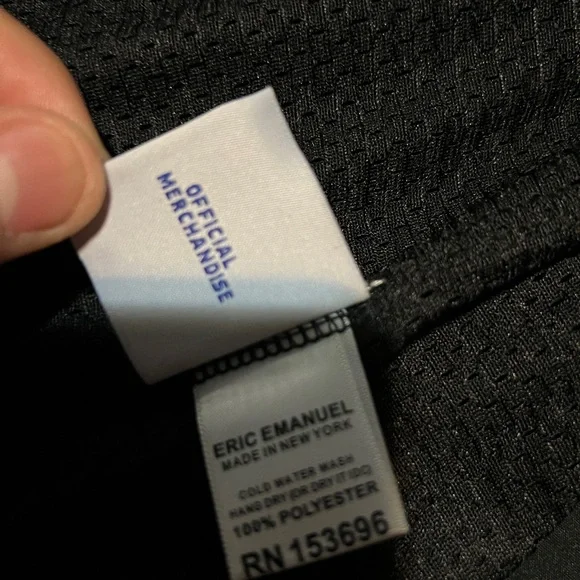 Eric Emanuel Black Mesh Athletic Shorts Athletic